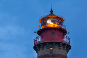 Kap Arkona, neuer Leuchtturm, blaue Stunde Kap Arkona, neuer Leuchtturm, blaue Stunde